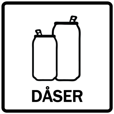 Piktogram - Dåser