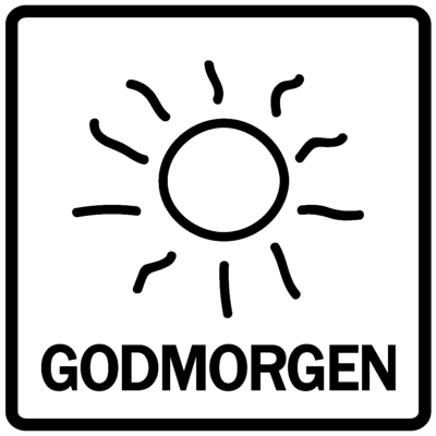 Piktogram - Godmorgen