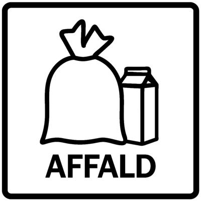 Piktogram - Affald