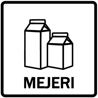 Piktogram - Mejeri