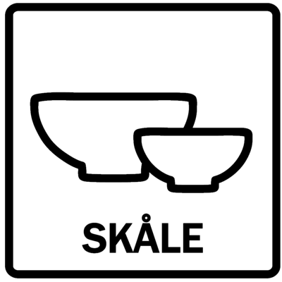 Piktogram - Skåle