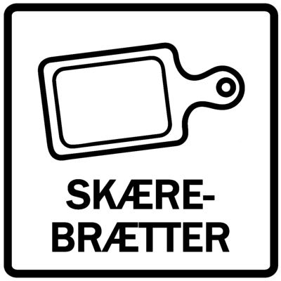 Piktogram - Skærebrætter