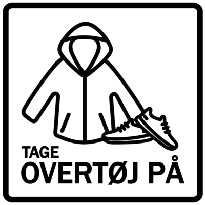 Piktogram - Tage overtøj på