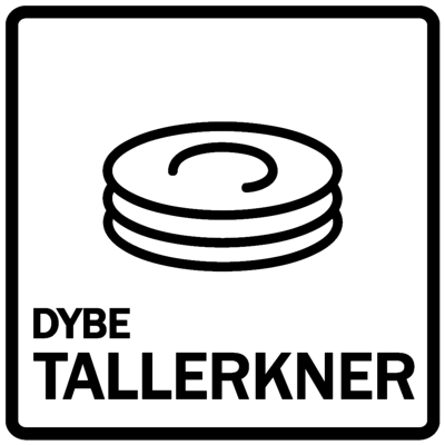 Piktogram - Tallerkener, dybe