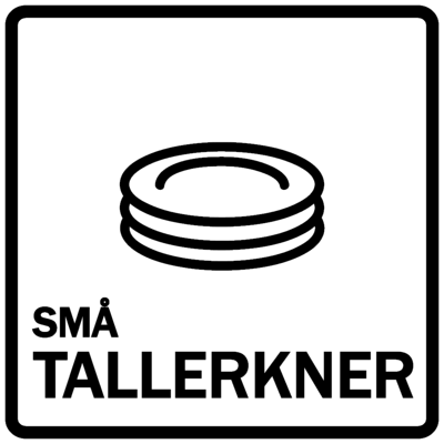 Piktogram - Tallerkener, små