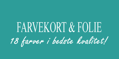 Farvekort og folie som bliver brugt til wallstickers