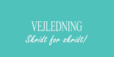 Vejledning til wallstickers - step by step