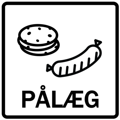 Piktogram - Pålæg