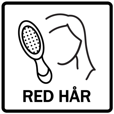 Piktogram - Red hår